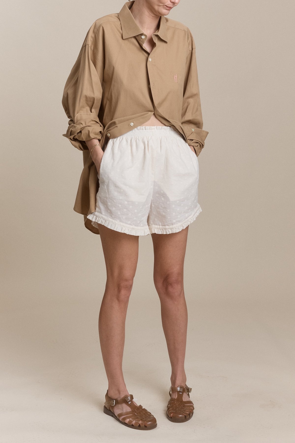 Library Card Button Down