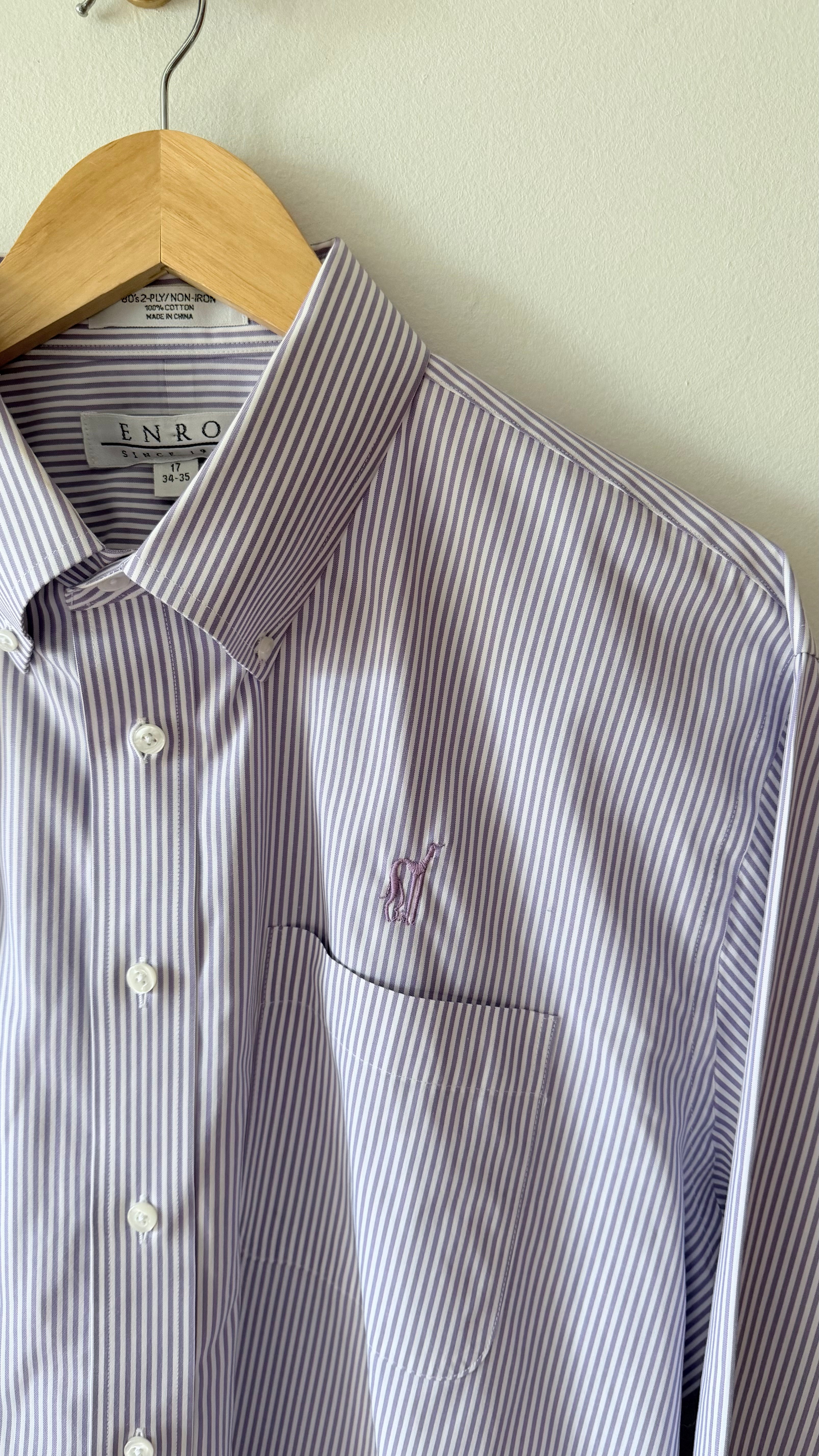 Library Card Button Down