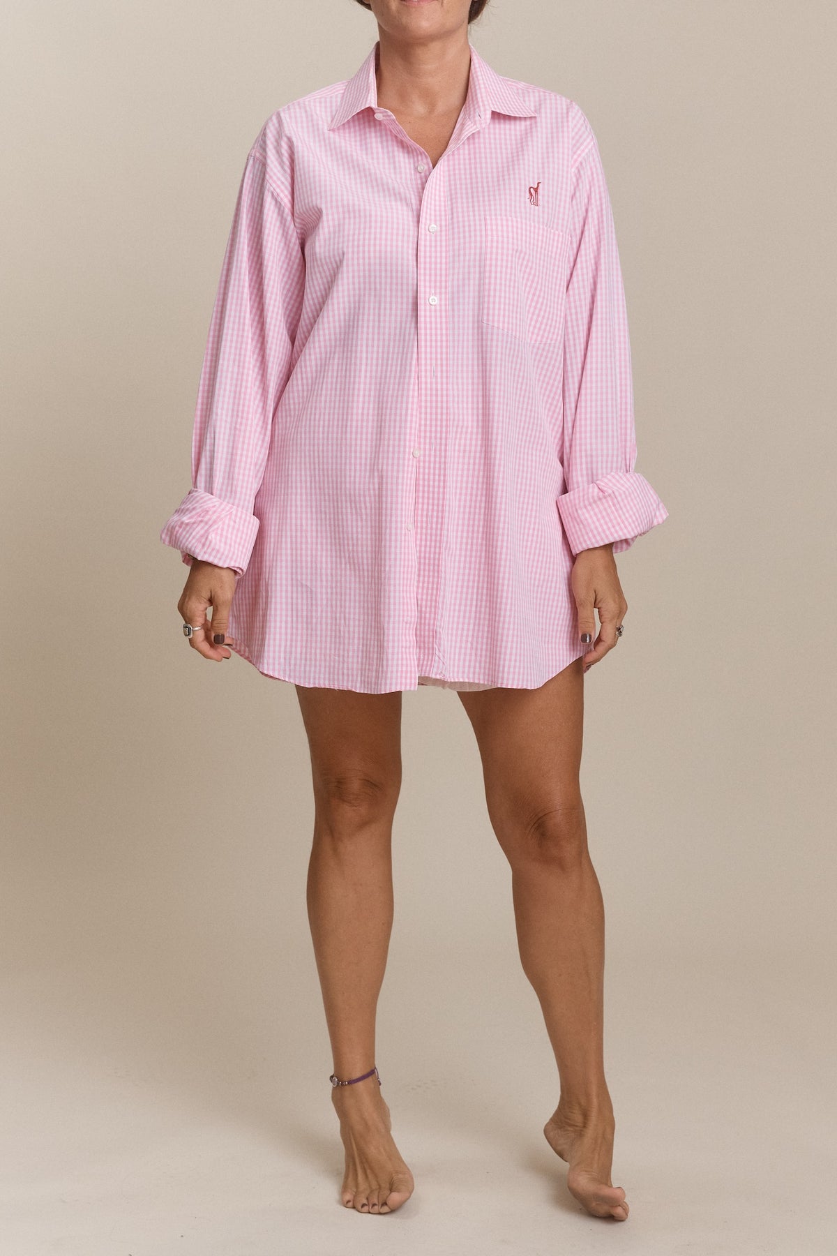 Library Card Button Down