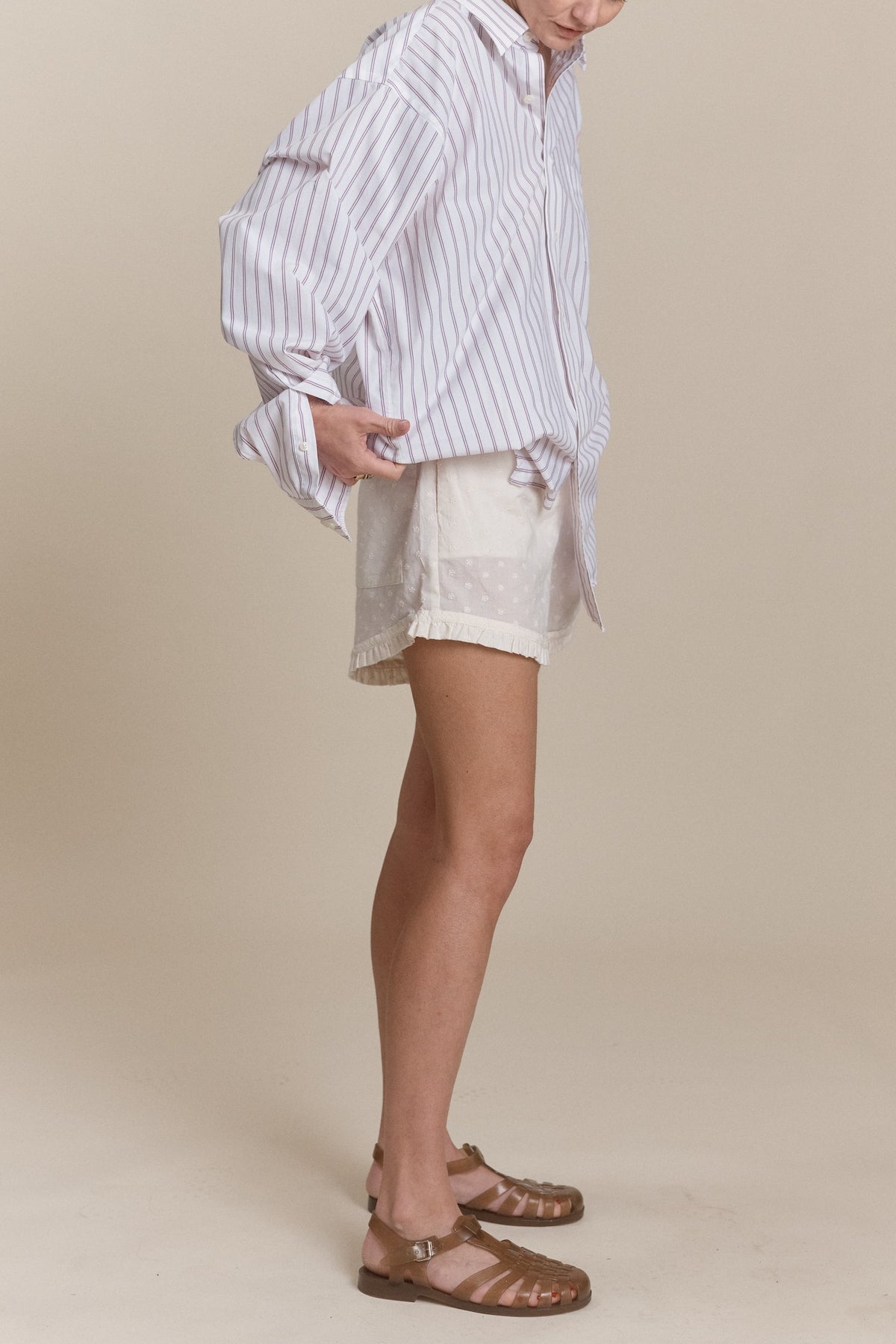 Library Card Button Down