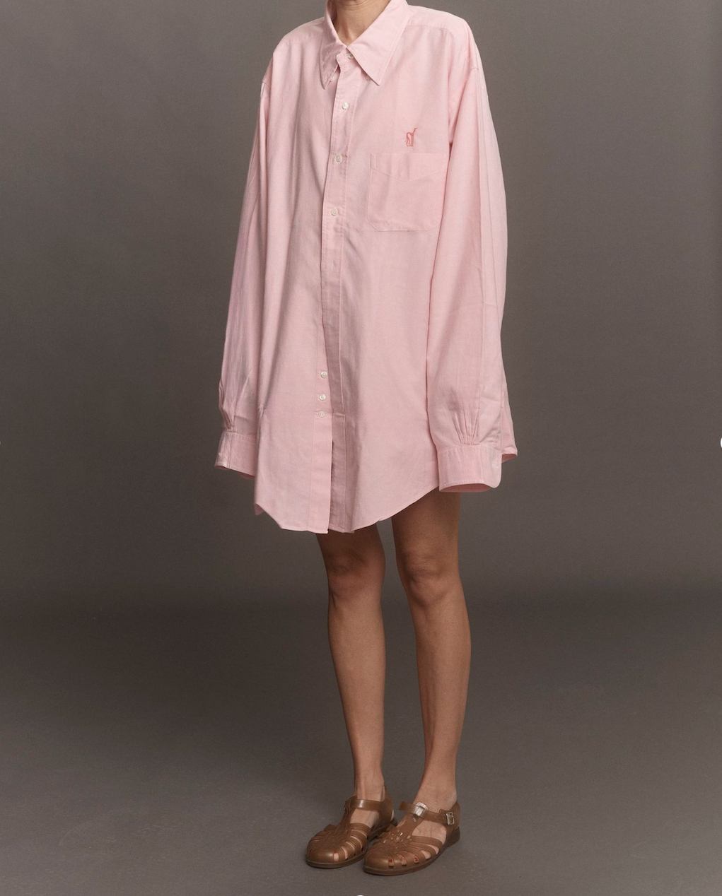 Oxford pink vintage brooks brothers 
