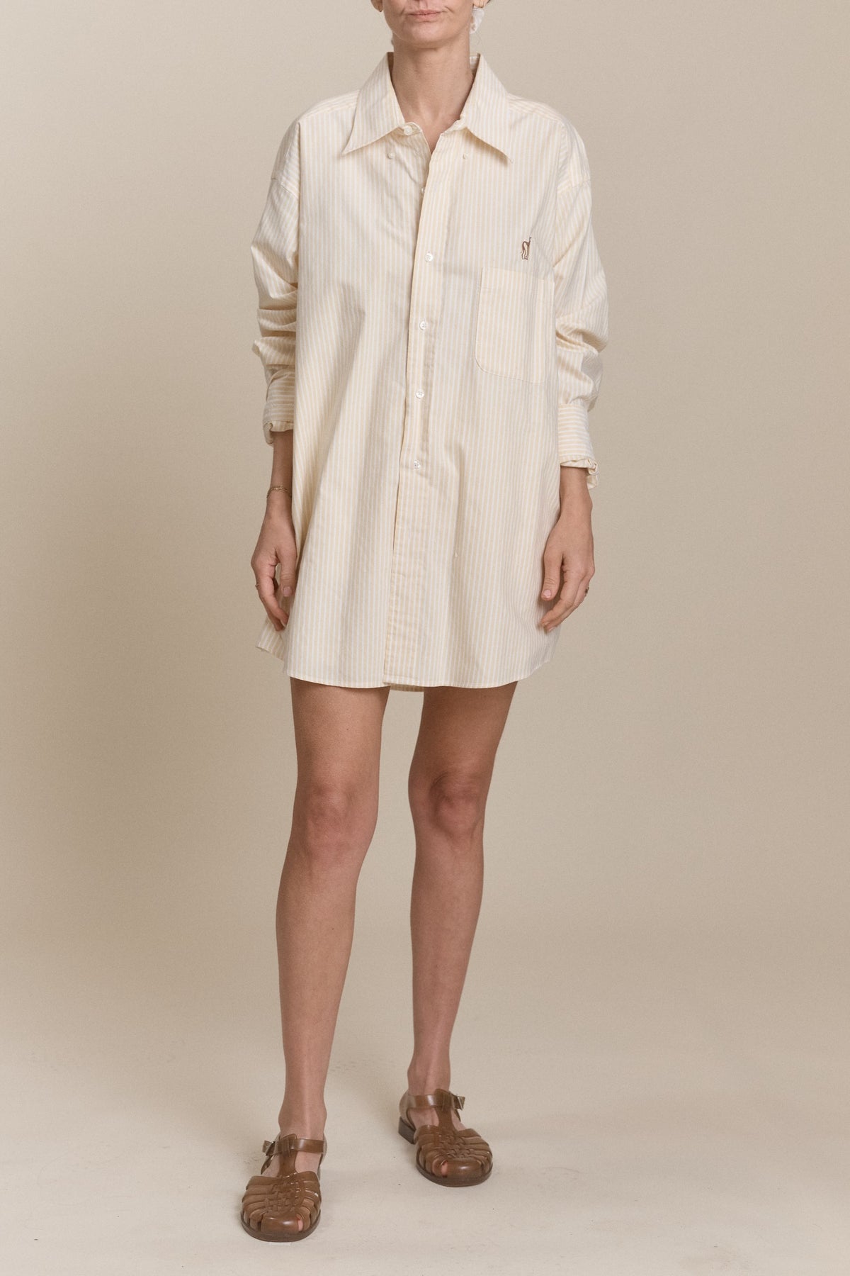 Library Card Button Down
